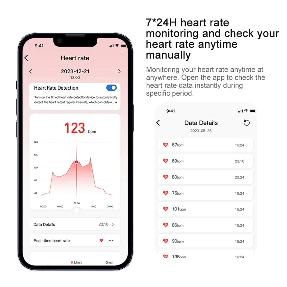 Smart Rings 2024 New Health Ring Men Women Sports Fitness Tracker Heart Rate Sleep Monitor Blood Oxygen Blood Pressure Bluetooth